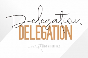 Delegation Font Download