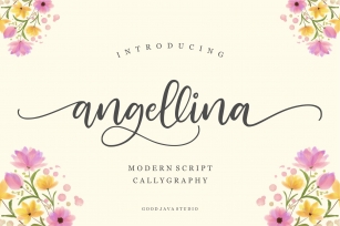 Angellina - Modern Script Font Download