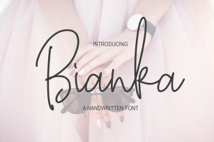 Bianka Script Font Font Download