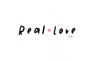 Real Love Hand Drawn Font Font Download