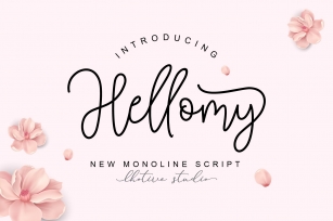 Hellomy Monoline Script Font Download
