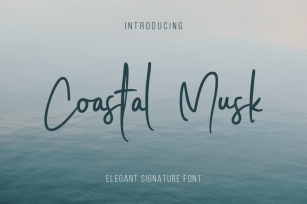 Coastal Musk | Elegant Signature Font Font Download