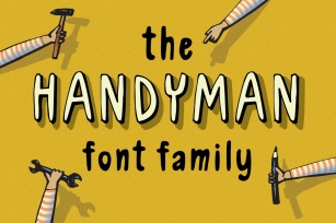 Handyman the Skillful Font Family Font Download