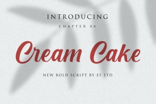 Cream Cake | New Bold Script Font Font Download