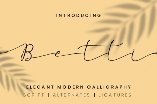 Betti Script Font Download