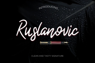 Ruslanovic Font Download