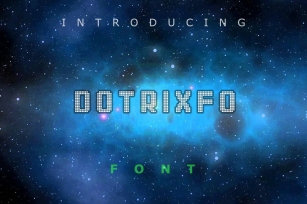 Dotrixfo Font Font Download