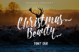 Christmas Beauty Font Duo Font Download