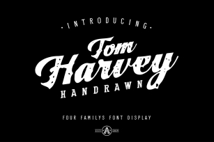 Tom Harvey Quartet Display Font Font Download