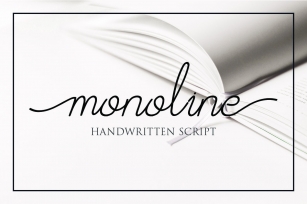 Afrida monoline script font Font Download