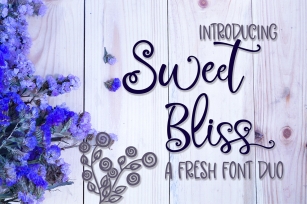 Sweet Bliss Font Duo Font Download
