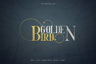 Golden Bird Serif font Cool Extras Font Download