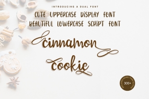 Cinnamon Cookie - Two Style Font Font Download