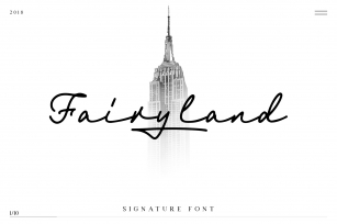 Fairyland - Classy Signature Font Font Download