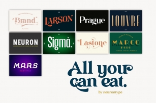 All You Can Eat vol. 1 by neurontype Font Download