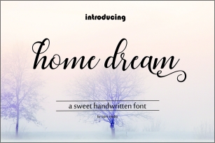 HOME DREAM SCRIPT Font Download