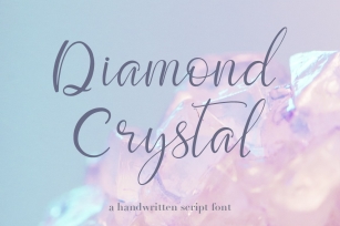 Script font Diamond Crystal Font Download