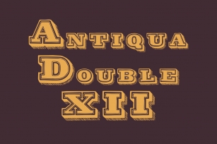 Antiqua Double 12 Font Download