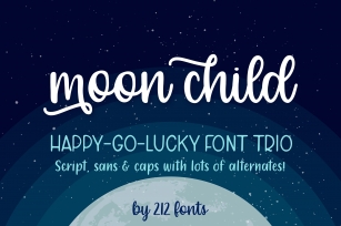 Moon Child Font Trio Font Download