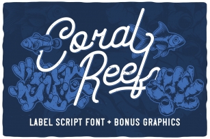 Coral Reef script font Font Download