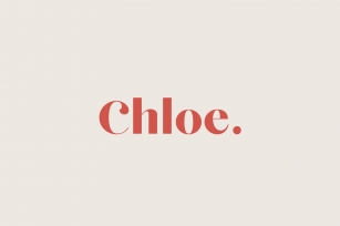 Chloe - A Classic Typeface Font Download
