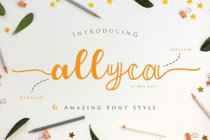 Allyca - Font Family Font Download