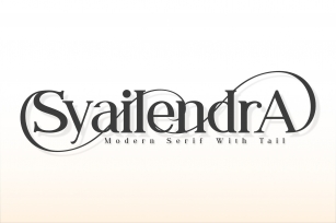 Syailendra - Modern Serif With Tail Font Download