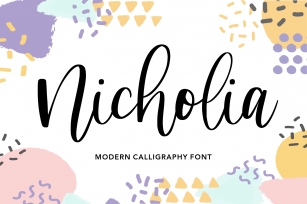 Nicholia Modern Calligraphy Font Font Download