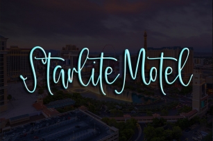 Starlite Motel Font Download
