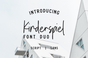 Kinderspiel - Font Duo Font Download