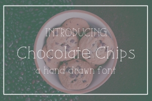 Chocolate Chips Font Font Download