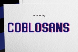 COBLOSANS Font Download