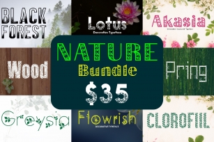 Nature Bundle Font Download