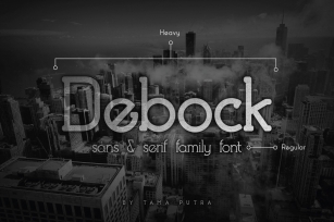 Debock Rounded Sans & Serif Font Font Download