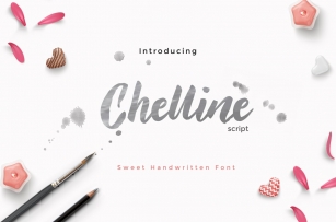 Chelline Brush Font Download