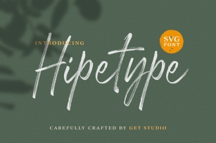 Hipetype SVG Font Font Download