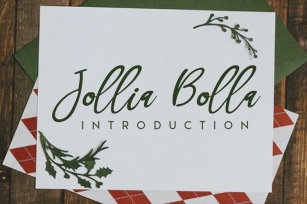 Jollia Bolla Font Download