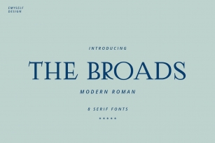 The Broads Font Download