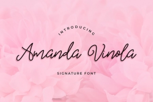 Amanda Vinola Handwritten Script Font Font Download