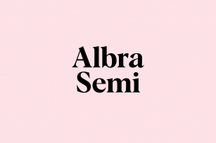 Albra Semi Font Download