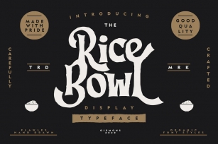 Ricebowl Typeface Font Download