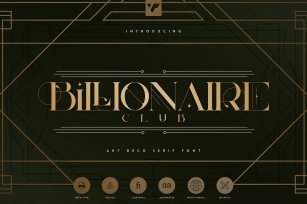 Billionaire Club Font Download