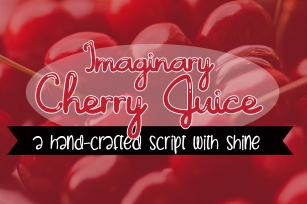 PN Imaginary Cherry Juice Font Download