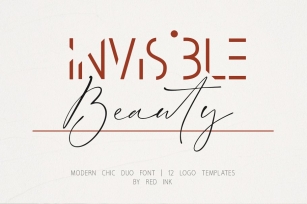 Invisible Beauty. Chic Duo. Font Download