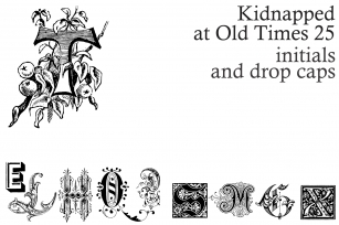 Kidnapped at Old Times 25 Font Download