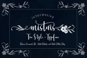 Misteris 3 StylesOrnmt Font Download
