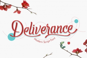 Deliverance | Modern Script Font Font Download
