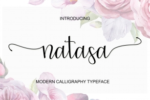 Natasa script font Font Download
