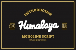 Himalaya Monoline Scripts Font Download
