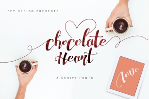 Chocolate Heart Script Font Font Download